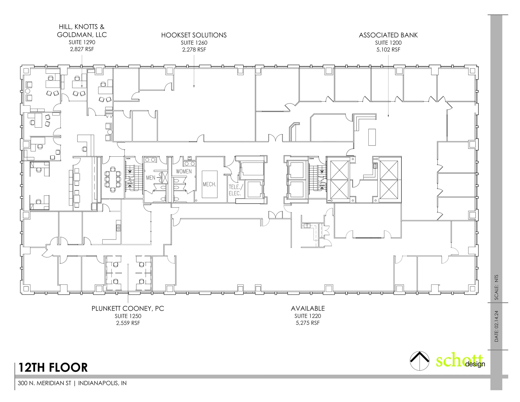 300 N Meridian St, Indianapolis, IN à louer Plan de site– Image 1 sur 1