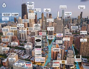 1165 N State St, Chicago, IL - Vue aérienne vue de carte
