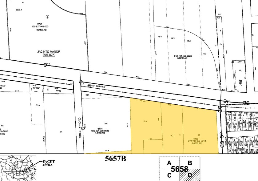 4800 Fidelity St, Houston, TX à louer - Plan cadastral – Image 2 sur 7