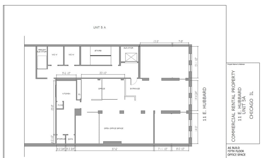 11 E Hubbard St, Chicago, IL à louer Plan d’étage– Image 1 sur 1
