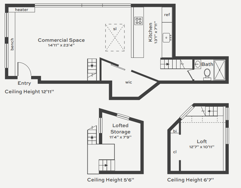 6 W 24th St, New York, NY à louer Plan d’étage– Image 1 sur 8