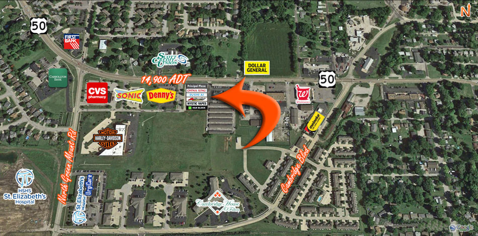 711 W Highway 50, O'Fallon, IL à louer - Aérien – Image 2 sur 3
