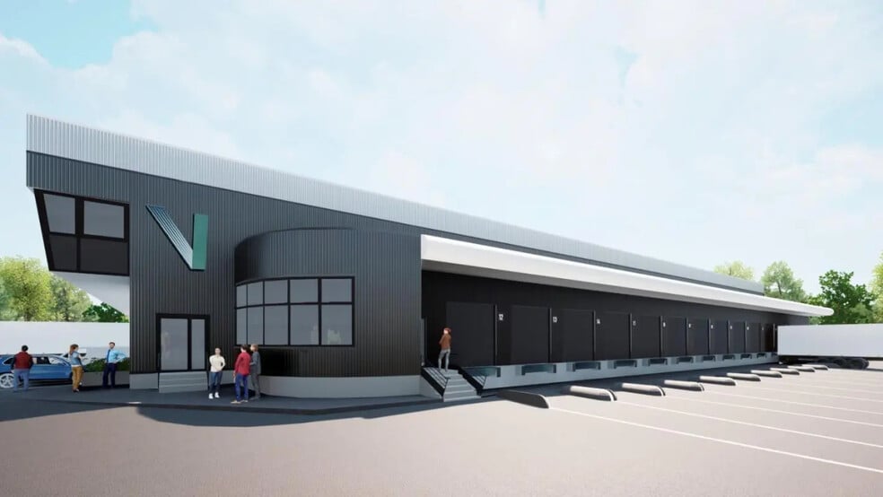 Local d’activités dans Villeneuve-la-Garenne à louer - Photo de l’immeuble – Image 2 sur 3