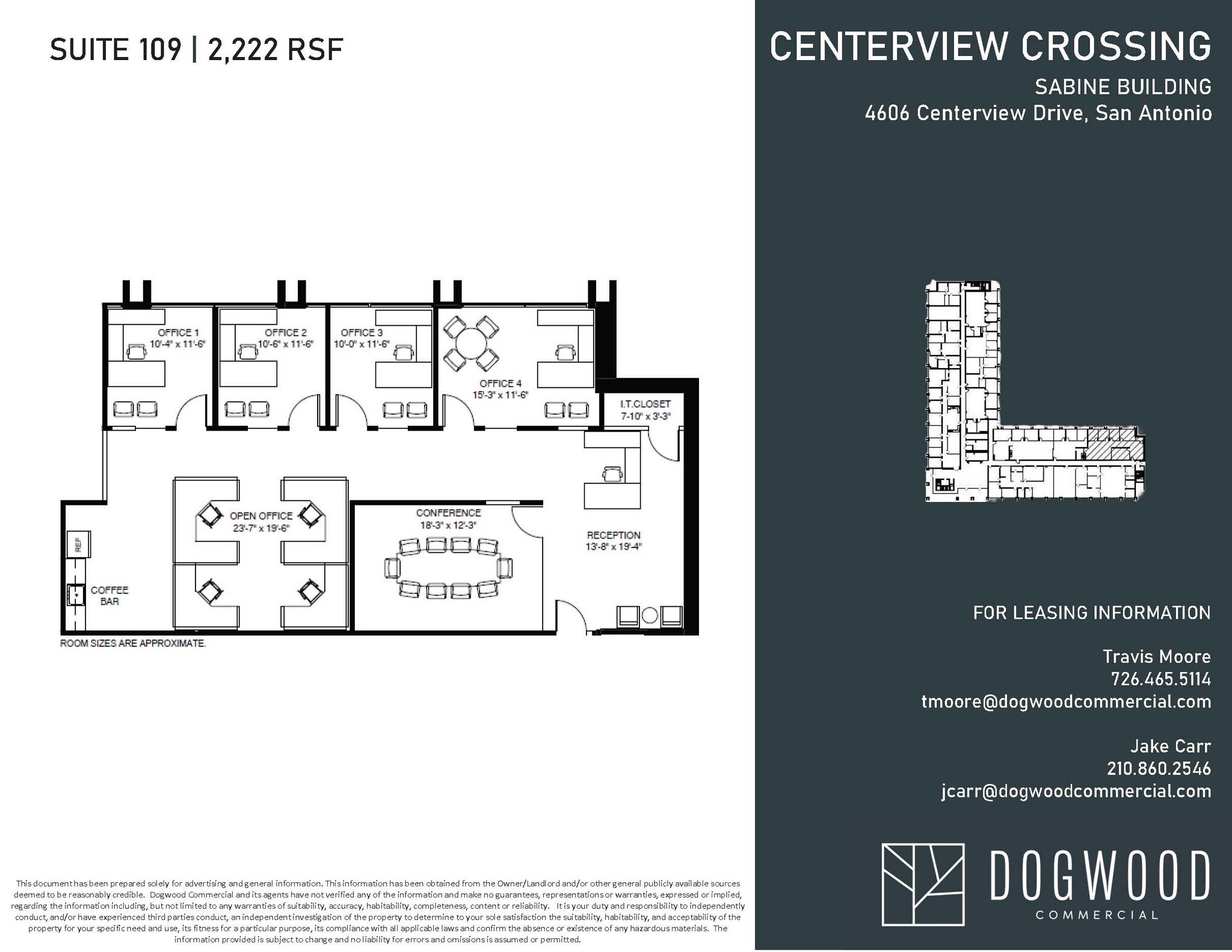 4538 Centerview Dr, San Antonio, TX à louer Plan d’étage– Image 1 sur 1
