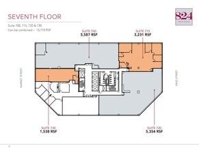 824 N Market St, Wilmington, DE à louer Plan d’étage– Image 1 sur 1