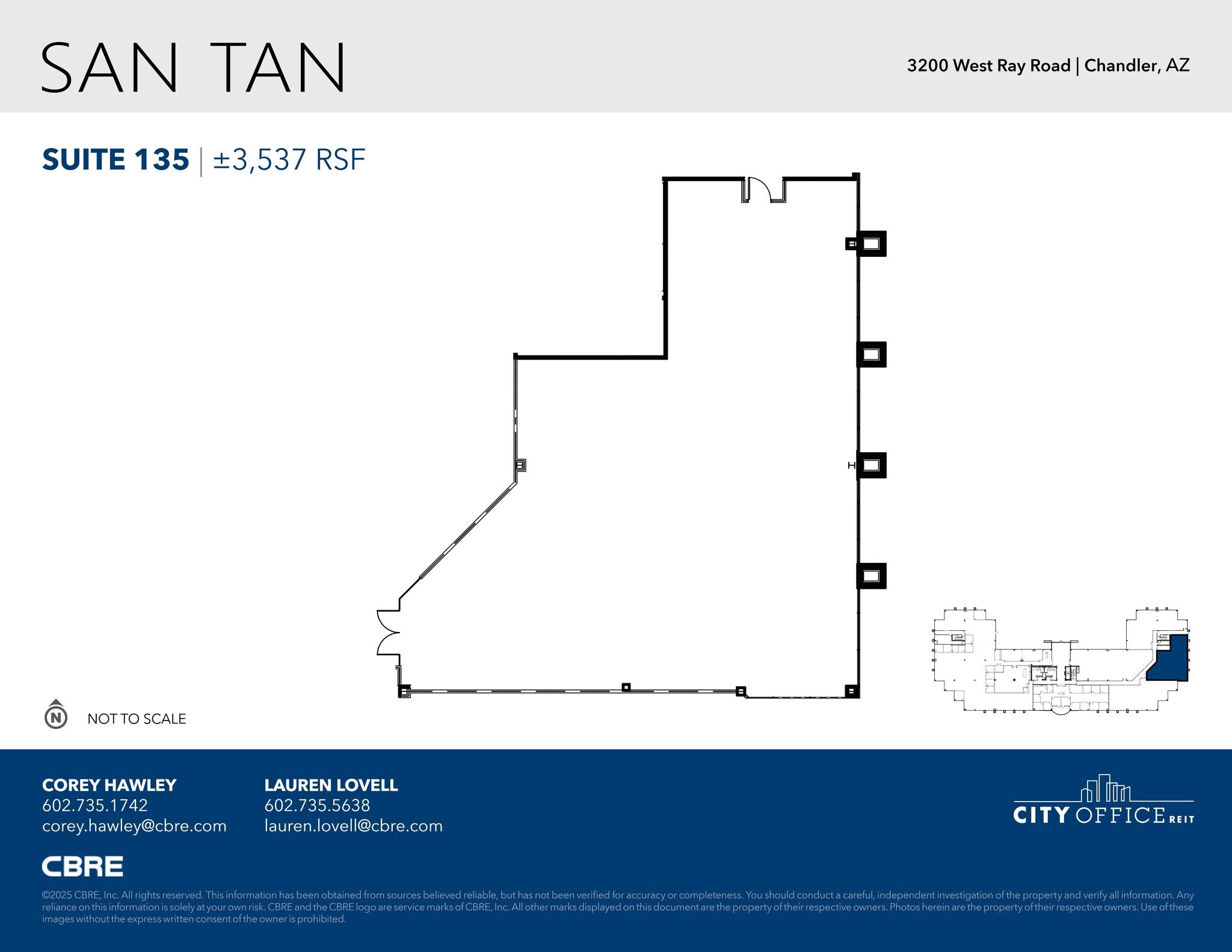 3200 W Ray Rd, Chandler, AZ à louer Plan de site– Image 1 sur 2