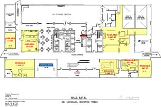 811 Louisiana St, Houston, TX à louer Plan de site– Image 1 sur 1