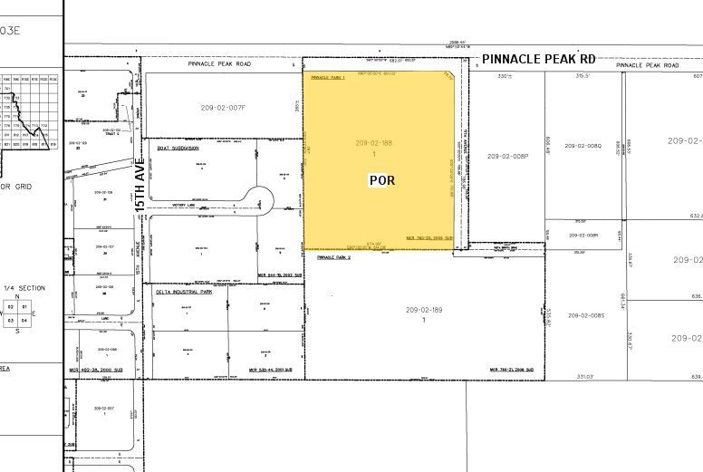 1125 W Pinnacle Peak Rd, Phoenix, AZ à louer - Plan cadastral – Image 2 sur 4