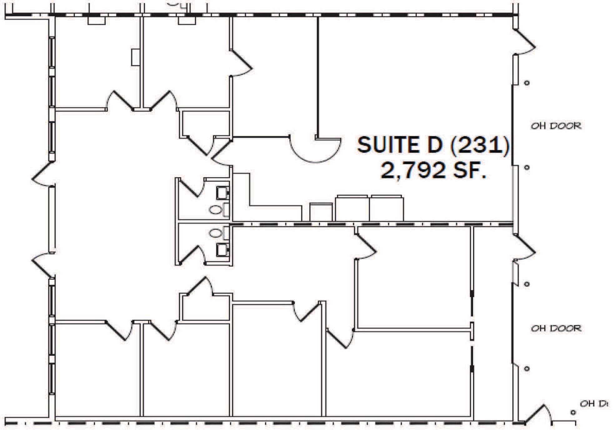 221-229 S Pioneer Blvd, Springboro, OH à louer Plan d’étage– Image 1 sur 1
