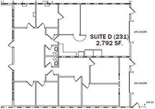 221-229 S Pioneer Blvd, Springboro, OH à louer Plan d’étage– Image 1 sur 1