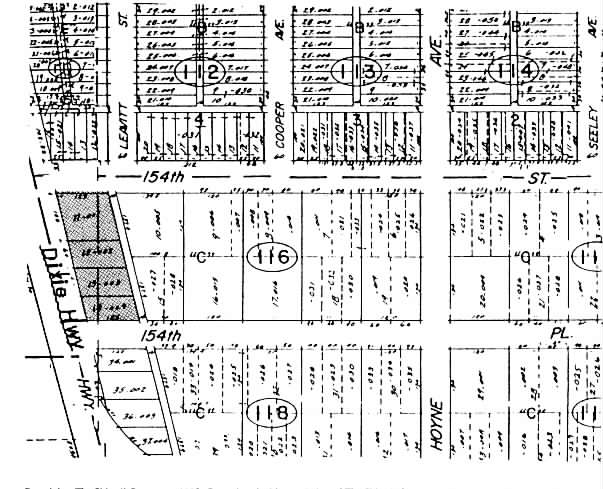 15405 Dixie Hwy, Harvey, IL à louer - Plan cadastral – Image 3 sur 6