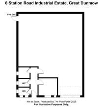 6-8 Station Rd, Dunmow à louer Plan d’étage– Image 1 sur 1