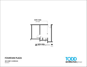4815-4821 S Sheridan Rd, Tulsa, OK à louer Plan d’étage– Image 1 sur 2