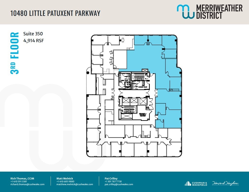 10480 Little Patuxent Pky, Columbia, MD à louer Plan d’étage– Image 1 sur 1