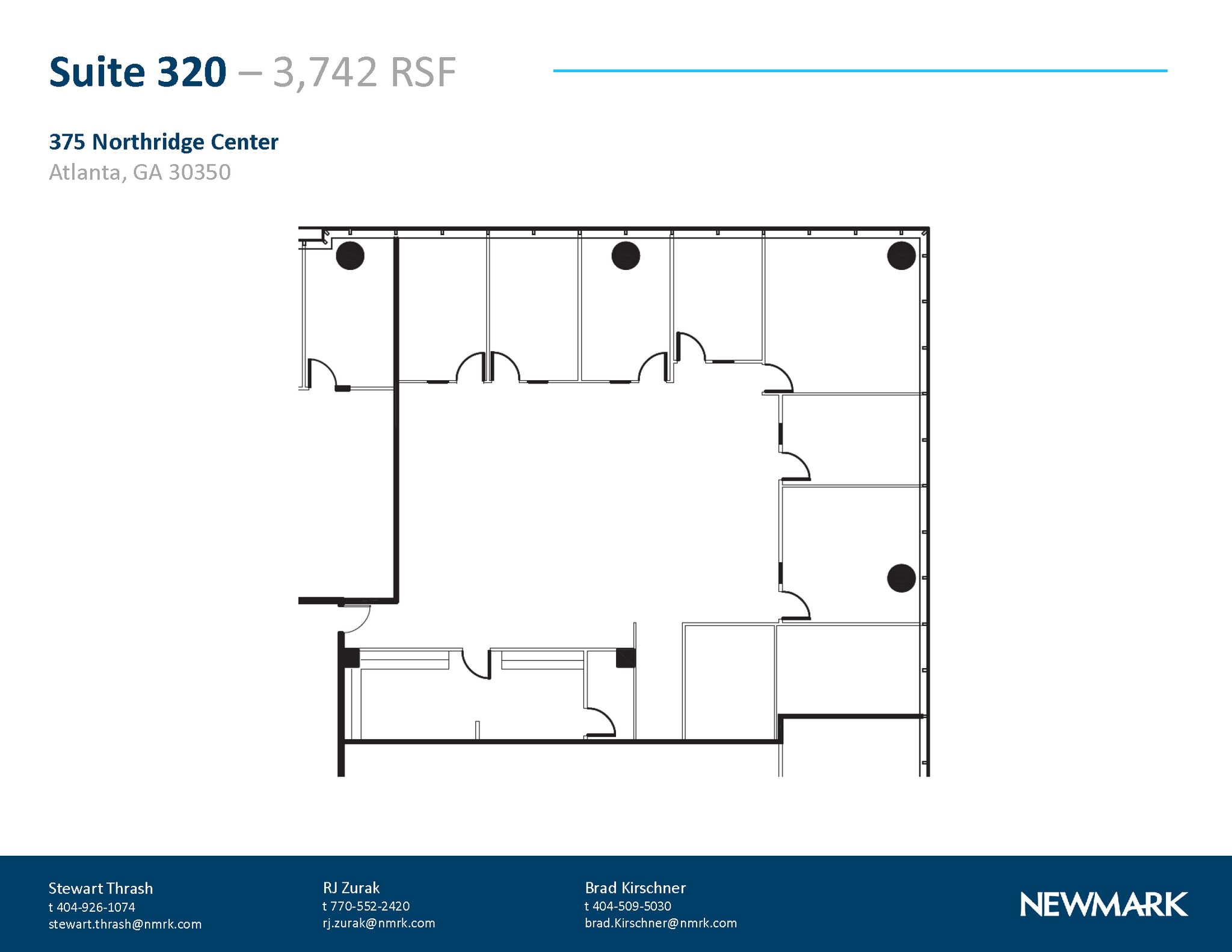 375 Northridge Rd, Atlanta, GA à louer Plan d’étage– Image 1 sur 1