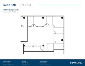 375 Northridge Rd, Atlanta, GA à louer Plan d’étage– Image 1 sur 1