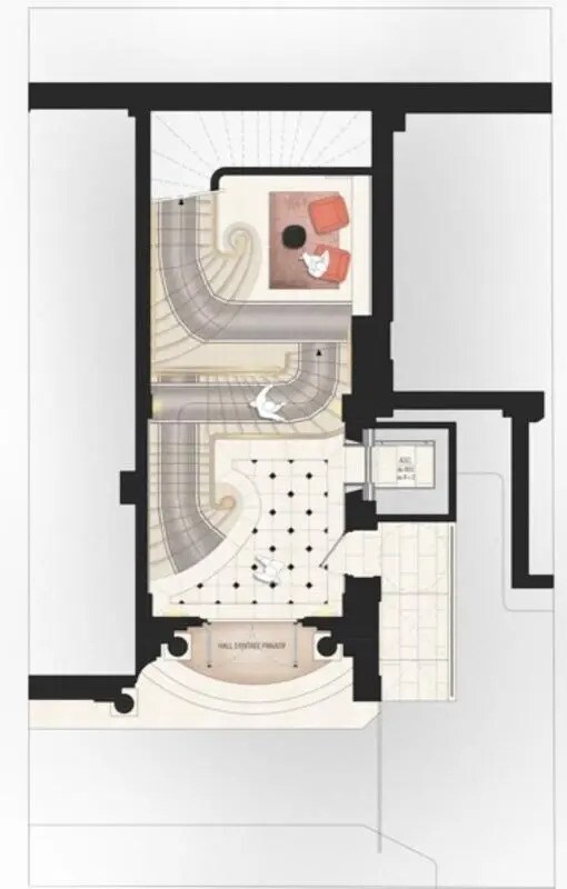 6 Boulevard Des Capucines, Paris à louer Plan d’étage– Image 1 sur 3