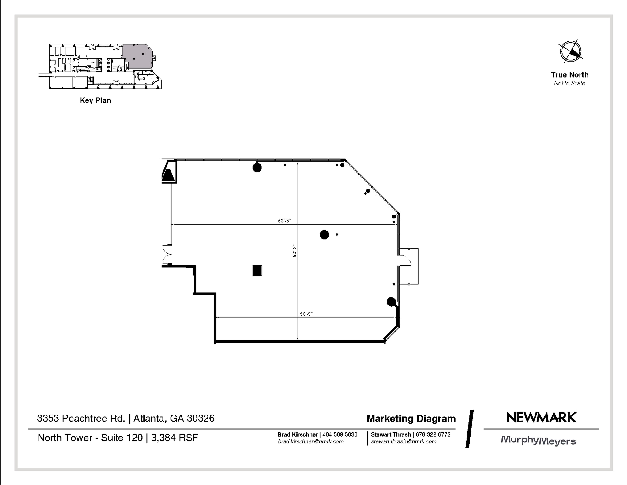 3353 Peachtree Rd NE, Atlanta, GA à louer Plan d’étage– Image 1 sur 1