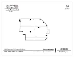 3353 Peachtree Rd NE, Atlanta, GA à louer Plan d’étage– Image 1 sur 1