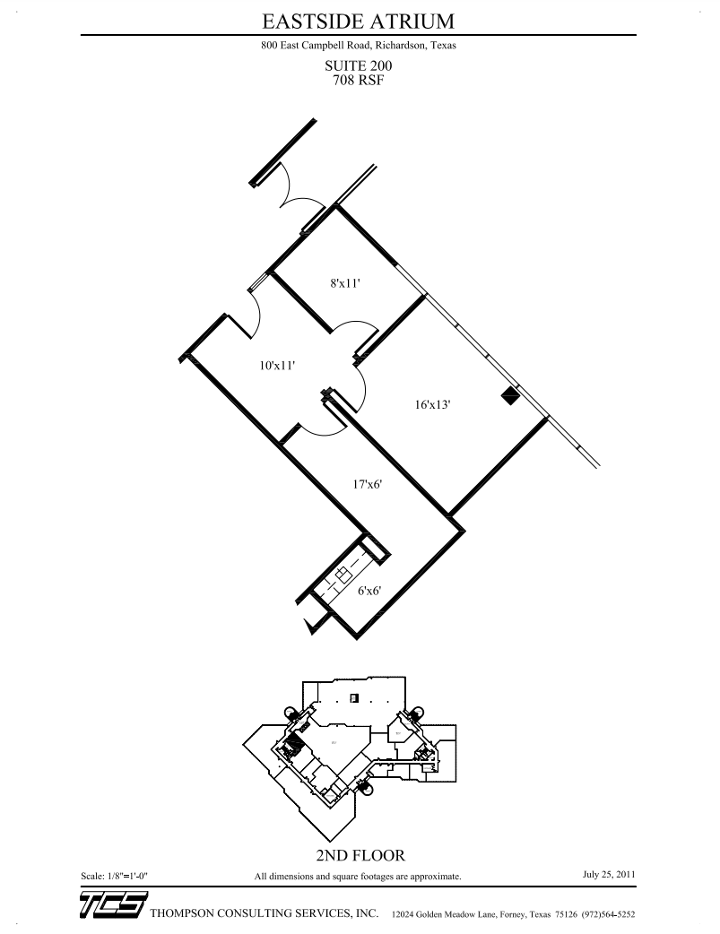 800 E Campbell Rd, Richardson, TX à louer Plan d’étage– Image 1 sur 1