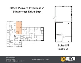 6 Inverness Ct E, Englewood, CO à louer Plan d’étage– Image 1 sur 1