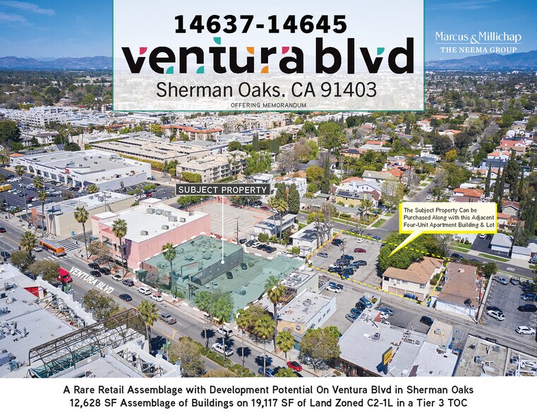 14637-14645 Ventura Blvd, Sherman Oaks, CA à vendre - Photo principale – Image 1 sur 7