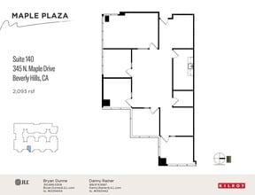 345 N Maple Dr, Beverly Hills, CA à louer Plan d’étage– Image 1 sur 1