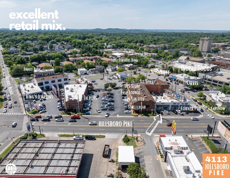 4113 Hillsboro Pike, Nashville, TN à louer - Photo de l’immeuble – Image 3 sur 5
