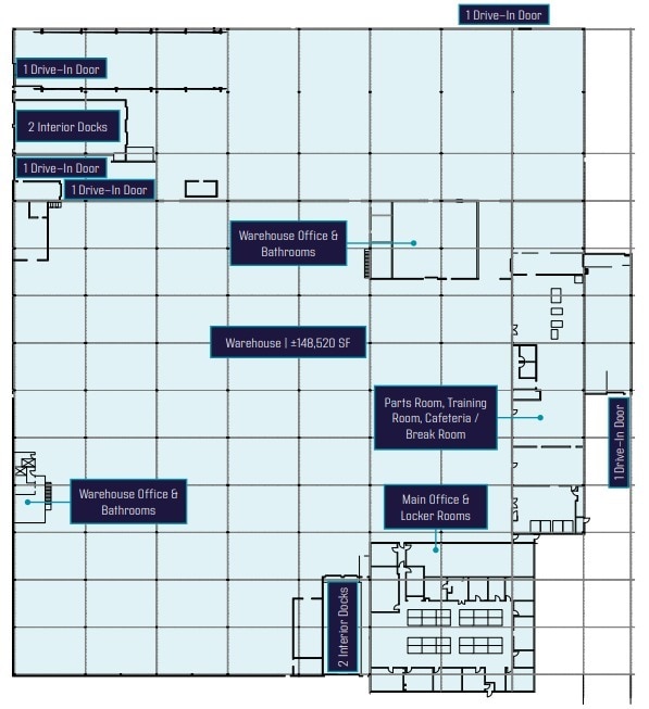 5858 W 73rd St, Bedford Park, IL à louer Plan d’étage– Image 1 sur 1