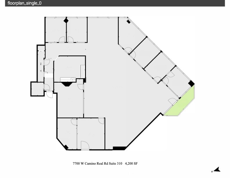 7100 W Camino Real, Boca Raton, FL à louer Plan d’étage– Image 1 sur 20
