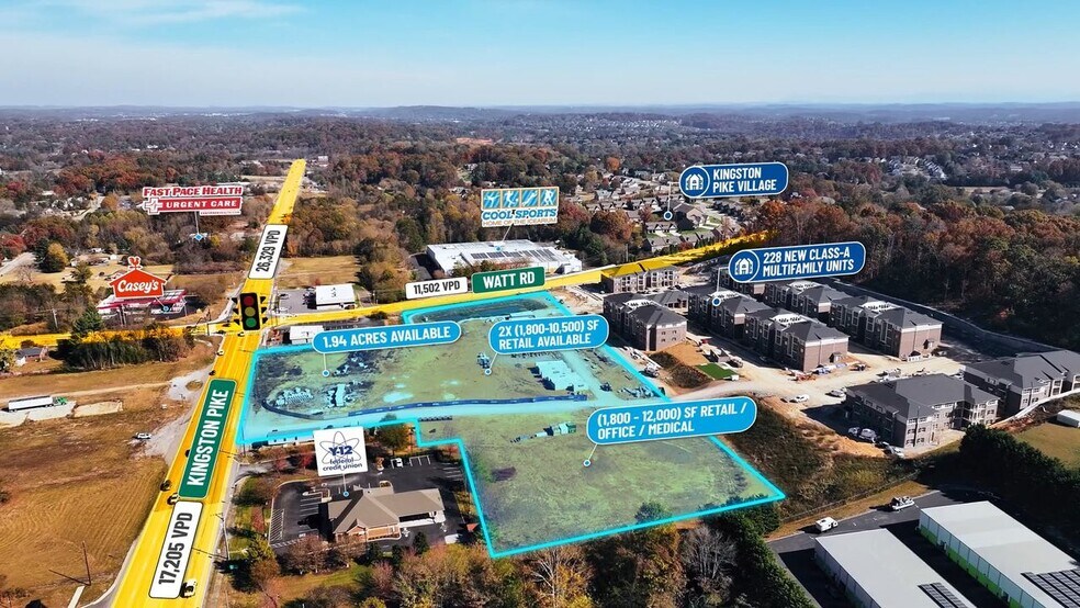 13140 Kingston Pike, Knoxville, TN à louer - Photo de l’immeuble – Image 1 sur 4