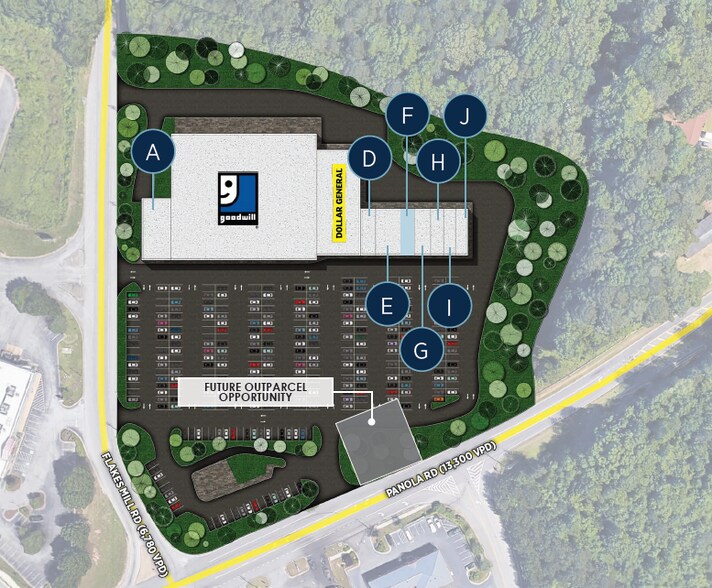 1772-1792 Panola Rd, Ellenwood, GA à vendre - Photo de l’immeuble – Image 2 sur 5