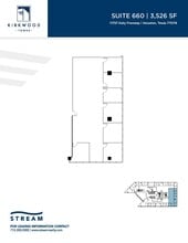 11757 Katy Fwy, Houston, TX à louer Plan d’étage– Image 1 sur 1
