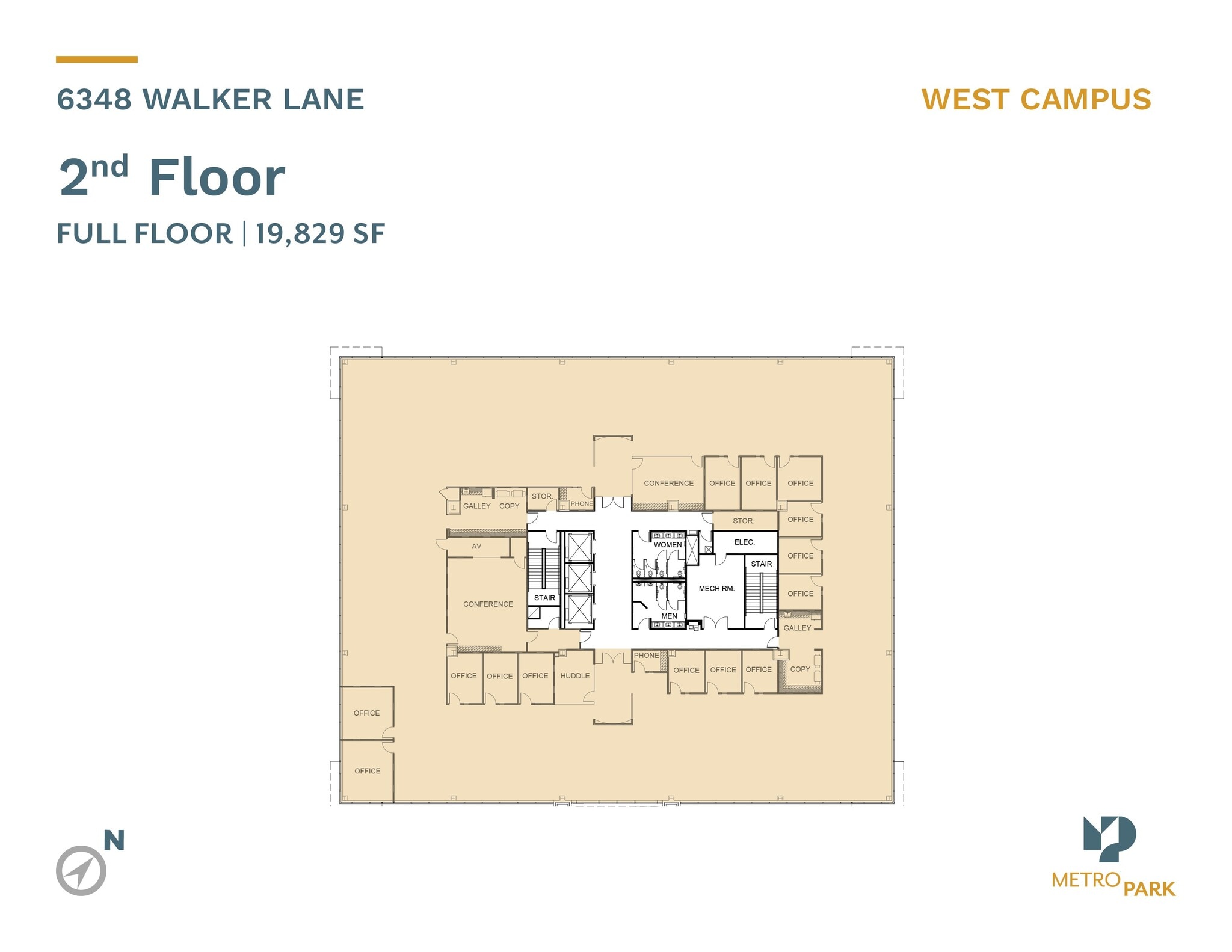 6350 Walker Ln, Alexandria, VA à louer Plan d’étage– Image 1 sur 1