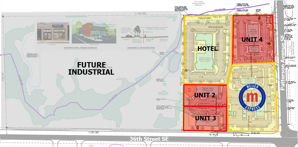 3531 Patterson Ave SE, Kentwood, MI à louer - Photo de l’immeuble – Image 3 sur 4