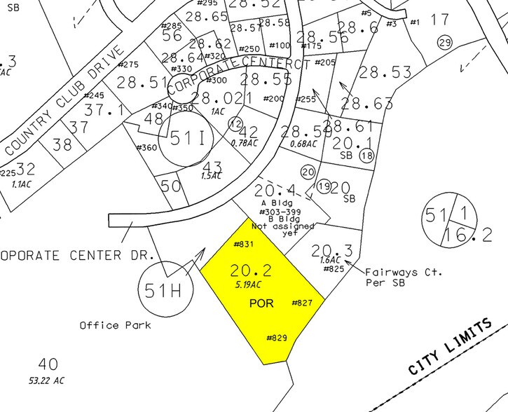 829 Fairways Ct, Stockbridge, GA à louer - Plan cadastral – Image 2 sur 5