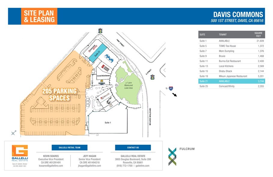 500 1st St, Davis, CA à louer - Plan de site – Image 2 sur 2