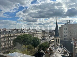 Paris - Vue aérienne  vue de carte