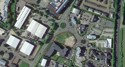 Rockingham Rd, Market Harborough, LEC - VUE AÉRIENNE  vue de carte