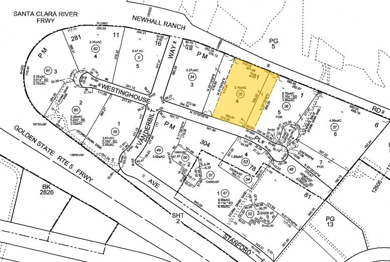 28486 Westinghouse Pl, Valencia, CA à vendre - Plan cadastral – Image 2 sur 5