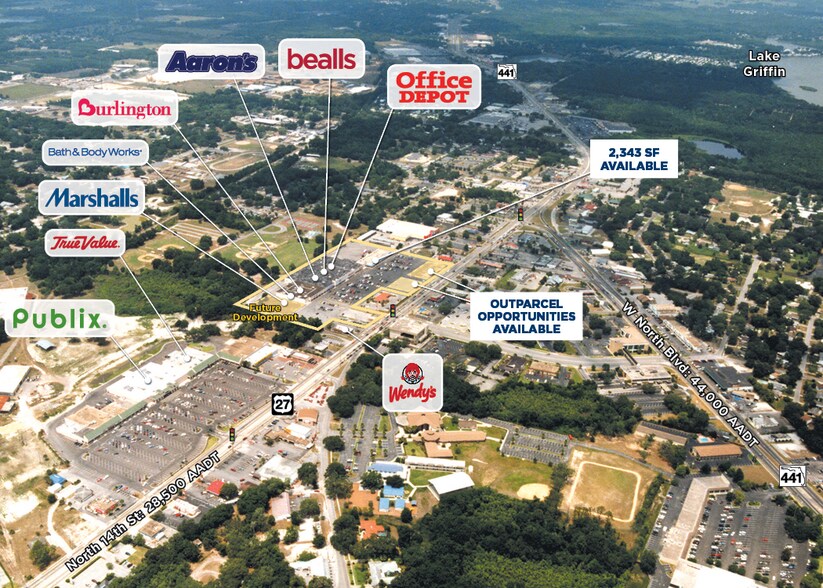930-940 N 14th St, Leesburg, FL à louer - Aérien – Image 2 sur 5