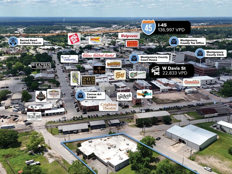 100 Avenue A St, Conroe, TX à vendre - Photo de l’immeuble – Image 3 sur 21