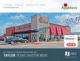 Plus de détails pour 103 Carlos G Parker Blvd, Taylor, TX - Local commercial à louer