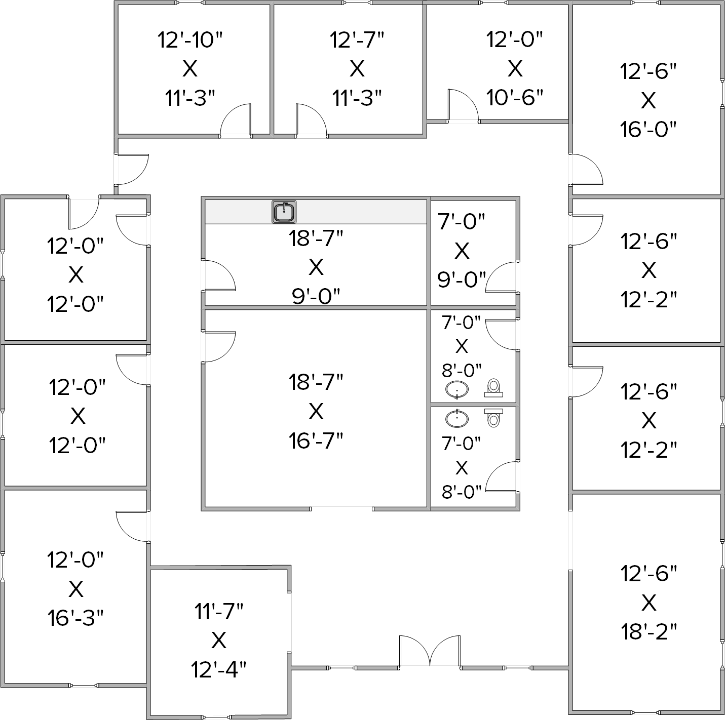 2701 Valley View Ln, Farmers Branch, TX à louer Photo de l’immeuble– Image 1 sur 1