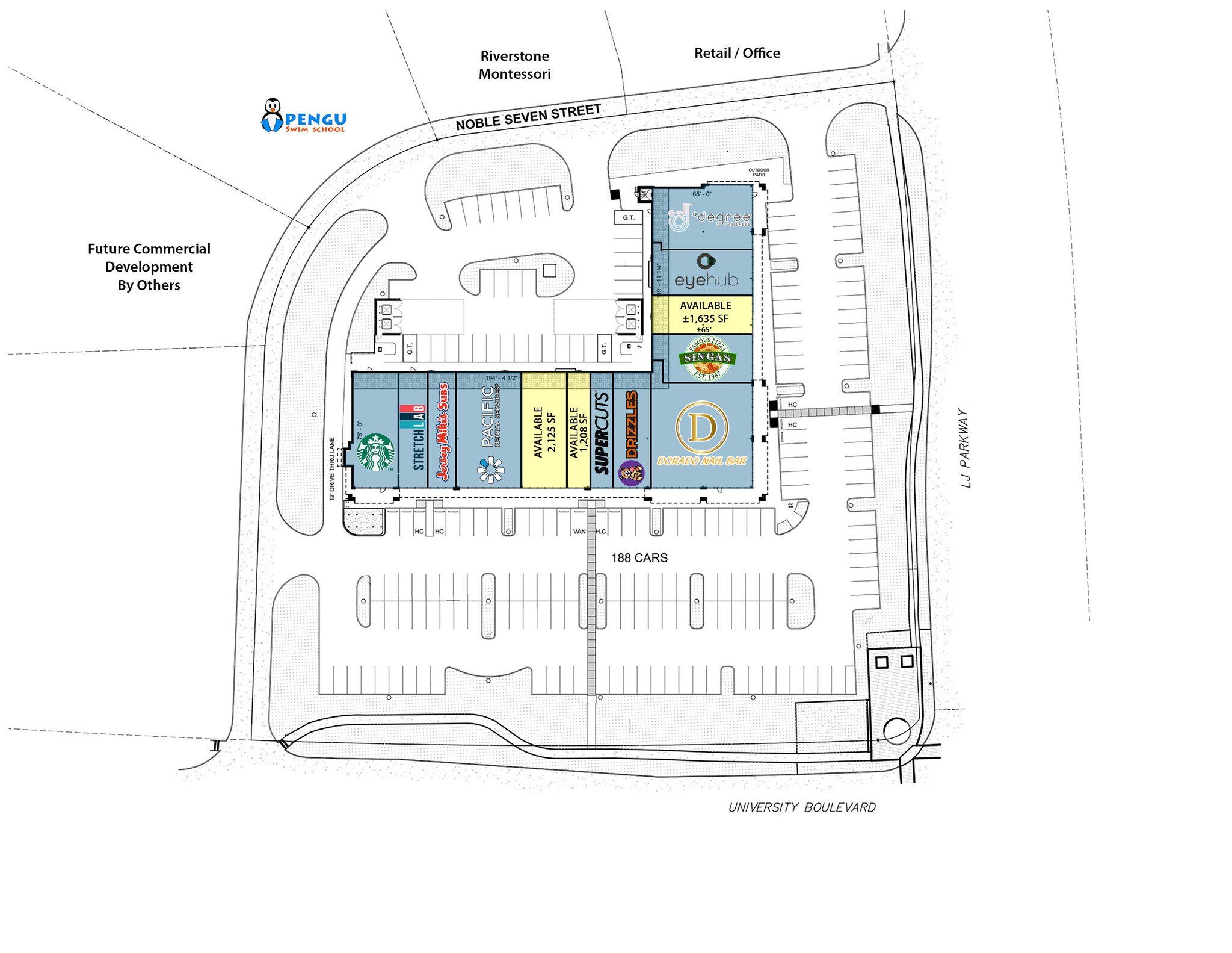 18802 University Blvd, Sugar Land, TX à louer Plan de site– Image 1 sur 1