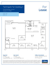 16155 Park Row, Houston, TX à louer Plan d’étage– Image 1 sur 1