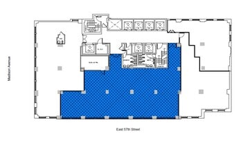 595 Madison Ave, New York, NY à louer Plan d’étage– Image 1 sur 2