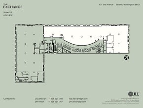 821 2nd Ave, Seattle, WA à louer Plan d’étage– Image 1 sur 1