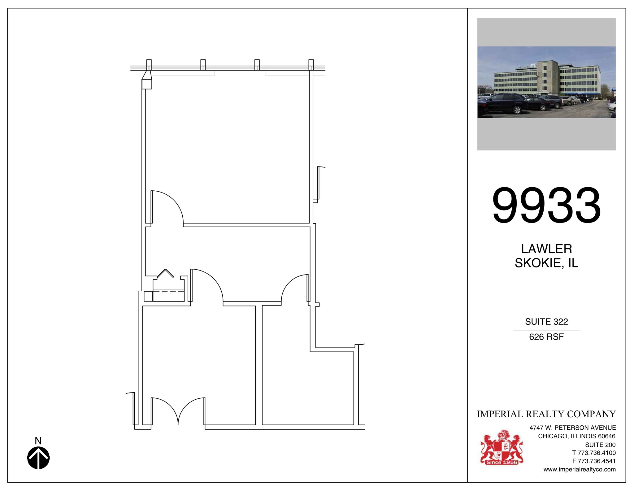 9933 Lawler Ave, Skokie, IL à louer Plan de site– Image 1 sur 7