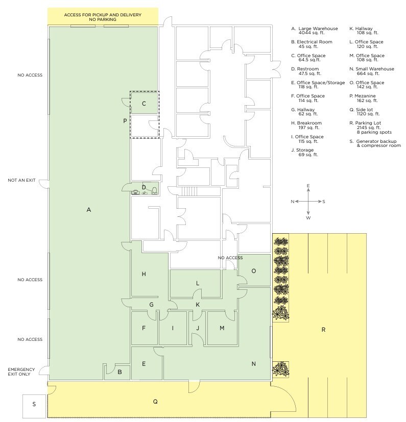477 Roland Way, Oakland, CA à louer Plan d’étage– Image 1 sur 1